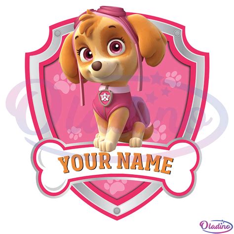 paw patrol skye logo